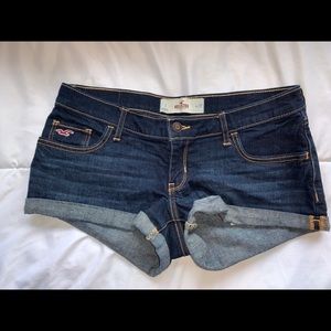 Hollister jean shorts.
